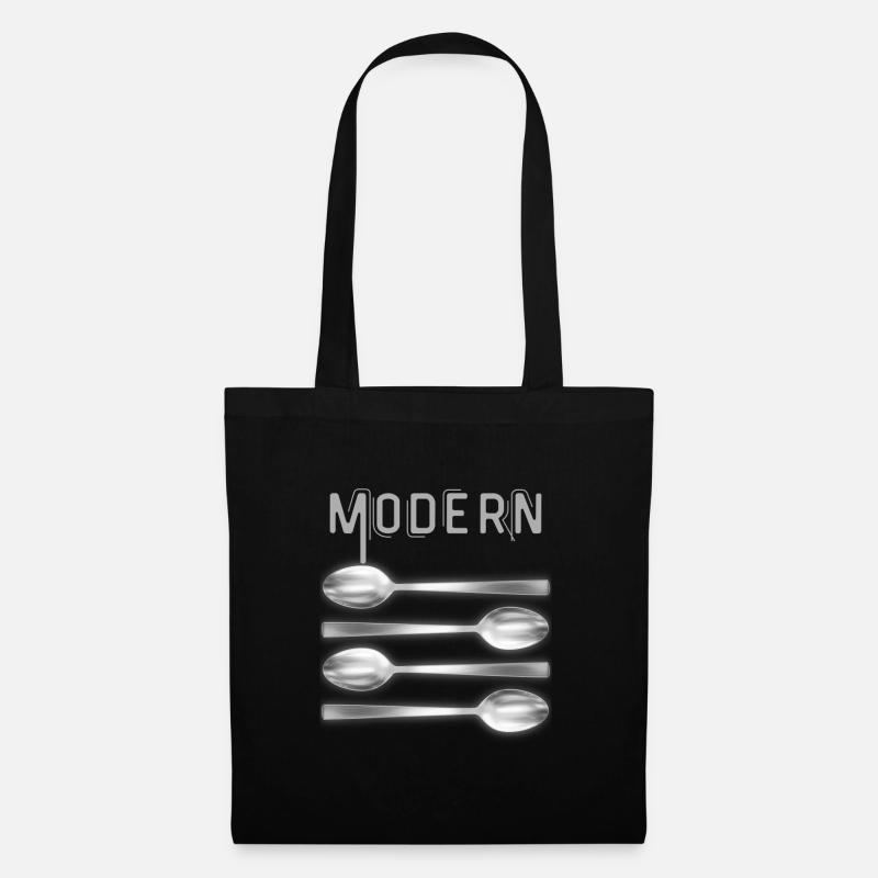 Modern Spoon - Tote Bag - black