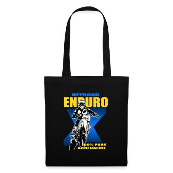 Enduro Tout-terrain - Sac en tissu - noir - Devant