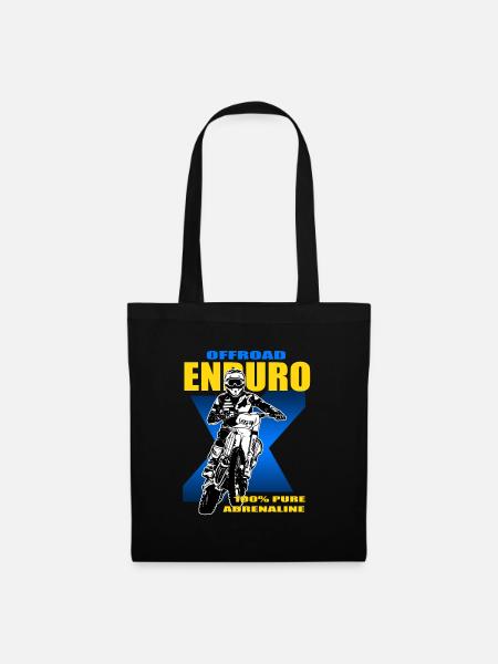 Enduro Offroad - Stoffbeutel - Schwarz