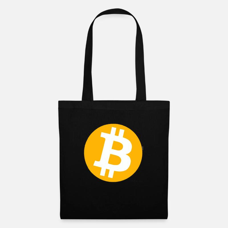 Bitcoin - Stoffbeutel - Schwarz