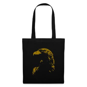 aigle - Sac en tissu - noir - Devant