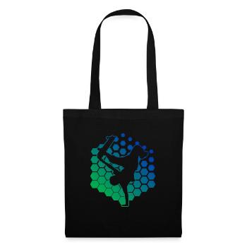 Skateboarder Homme Skateboarder Skateboard Skater - Sac en tissu - noir - Devant