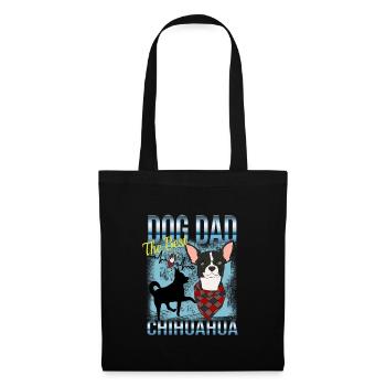 Chihuahua Owner - The Best Dog Dad - Tote Bag - black - Front
