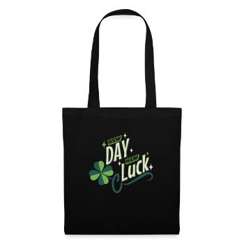 NEW DAY NEW LUCK - Stoffbeutel - Schwarz - Vorne