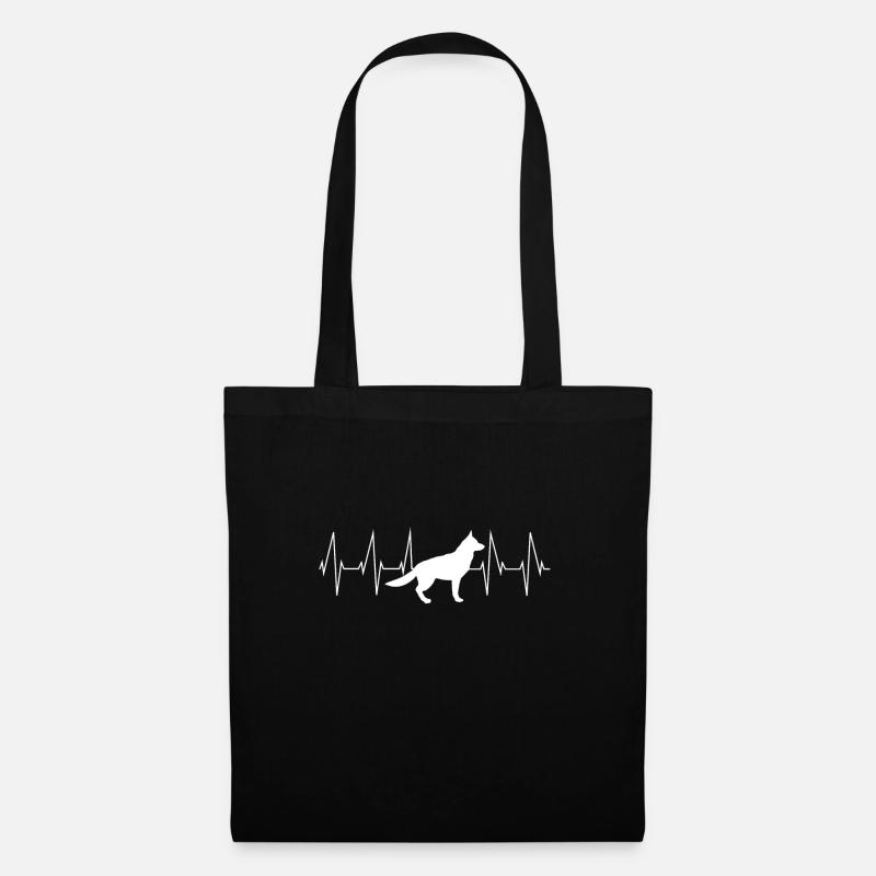 Deutscher Schäferhund - Stoffbeutel - Schwarz