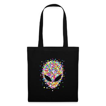 Confetti alien - Tote Bag - black - Front
