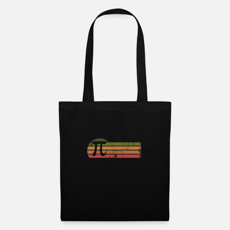 Retro Pi Math Teacher Mathematics Analysis Student - Tote Bag - black