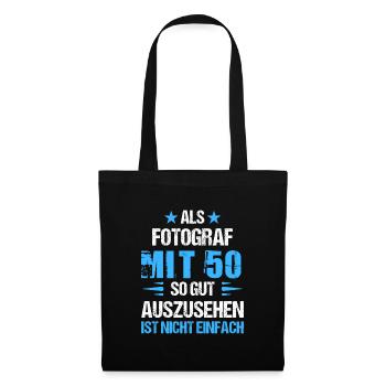 At 50 good-looking photographer - Tote Bag - black - Front