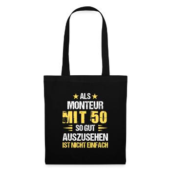At 50 handsome fitter - Tote Bag - black - Front