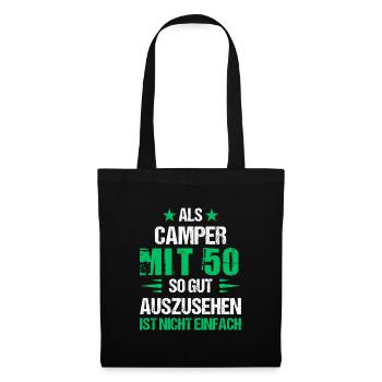 Beau campeur à 50 ans - Sac en tissu - noir - Devant