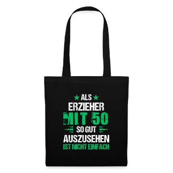 At 50, good-looking educator - Tote Bag - black - Front