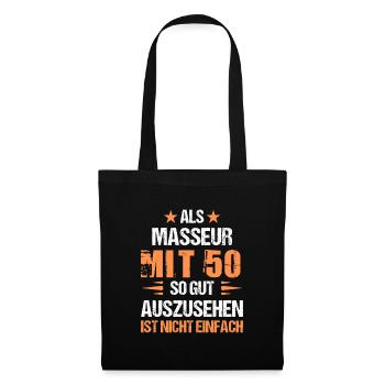 At 50 handsome masseur - Tote Bag - black - Front