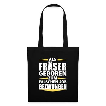 Milling cutter landed in the wrong job - Tote Bag - black - Front
