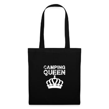 Camping Queen Camper - Tote Bag - black - Front
