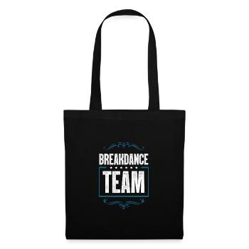 Équipe de breakdance - Sac en tissu - noir - Devant