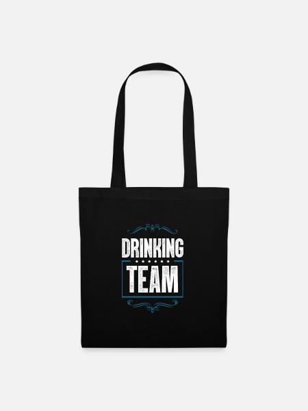 Drinking Crew - Stoffbeutel - Schwarz