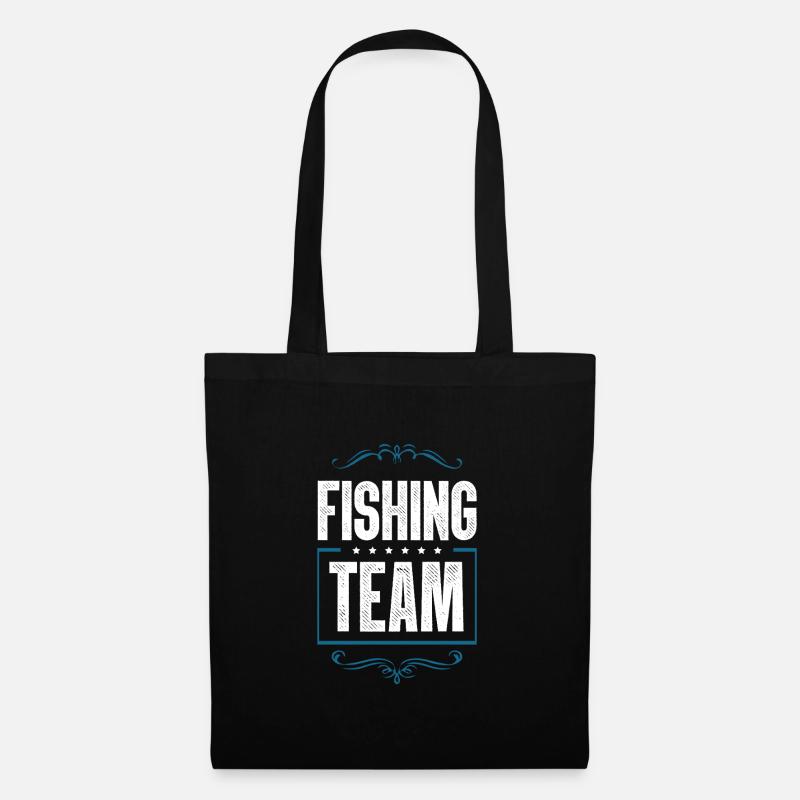 Fishing Team - Stoffbeutel - Schwarz