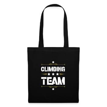 Climbing Team - Stoffbeutel - Schwarz - Vorne