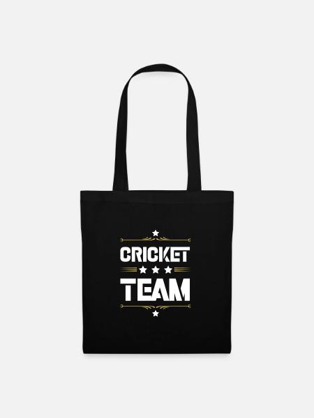 Cricket Team - Stoffbeutel - Schwarz