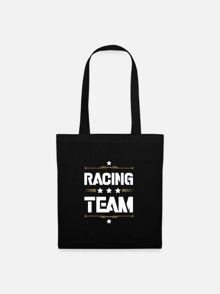Racing Team - Stoffbeutel - Schwarz