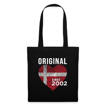 Anniversary 2002 Original Since 2002 Denmark - Tote Bag - black - Front