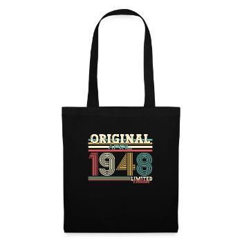 77th Birthday Legend April Born in 1948 - Tote Bag - black - Front