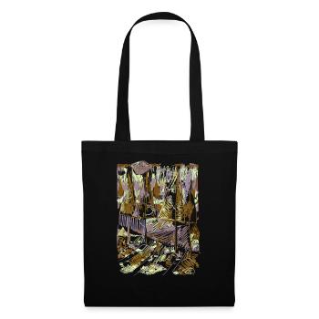 Résumé forestier - Sac en tissu - noir - Devant