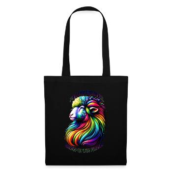 I am the colorful sheep of the family - Stoffbeutel - Schwarz - Vorne