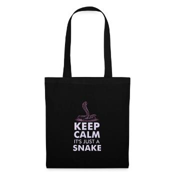 SNAKES: It's Just A Snake - Stoffbeutel - Schwarz - Vorne
