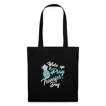 EMBRYO TRANSFER DAY: Wake Pray Transfer Day - Tote Bag - black - Front