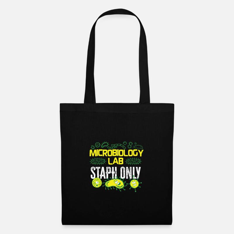 Microbiologist Microbiology Lab Staph Gift Idea - Stoffbeutel - Schwarz