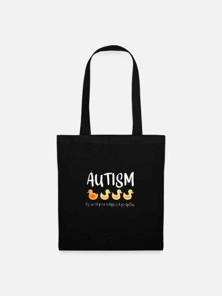 Autism awareness: different perspective - Stoffbeutel - Schwarz
