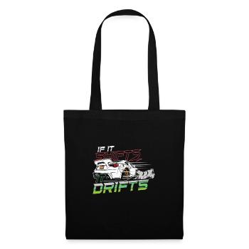 Car Drifting Racing Racecar Motorsport Mechanic - Stoffbeutel - Schwarz - Vorne