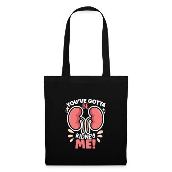 Kidney transplant donor kidney disease - Tote Bag - black - Front