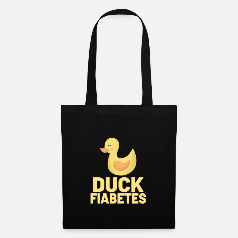 Type 1 Diabetes funny Diabetic Diabetes Gift Idea - Tote Bag - black