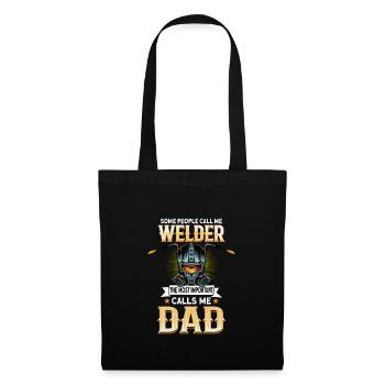 Welder Funny Funny Welding Gift - Tote Bag - black - Front