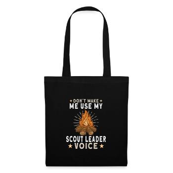 Scout Camping Outdoor Campfire Hiking Backpacking - Tote Bag - black - Front