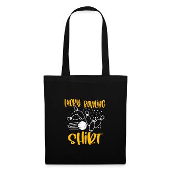 Lustige Bowling Team Bowler Strike Geschenkidee - Stoffbeutel - Schwarz - Vorne
