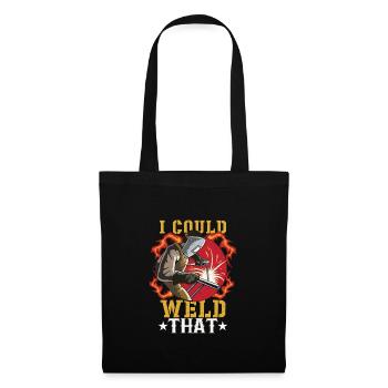American Welder Welder Funny Funny Welding Gift - Tote Bag - black - Front