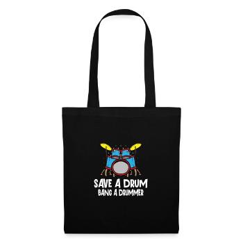 Drummer Drums Music Drum Set Drumming - Tote Bag - black - Front