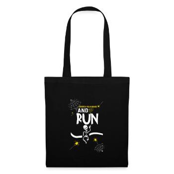 Athlétisme Athlétisme Runner Run Cadeau - Sac en tissu - noir - Devant