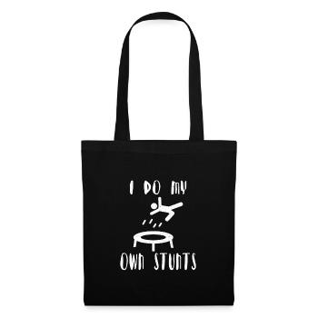 Trampoline-trampoline-jump-turner-bounce-jumping - Tote Bag - black - Front