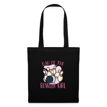 Drôle bowling Team Bowler Strike Idée cadeau - Sac en tissu - noir - Devant