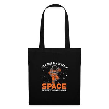 Astronaute Astronomie Système Solaire Espace Enfants - Sac en tissu - noir - Devant