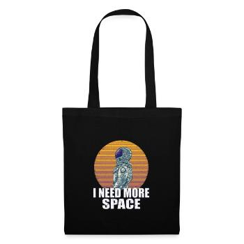Astronaute Astronomie Système Solaire Espace Enfants - Sac en tissu - noir - Devant