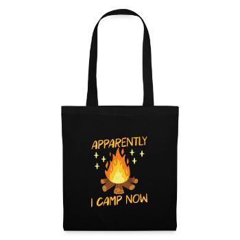Scout Camping Outdoor Campfire Hiking Backpacking - Tote Bag - black - Front