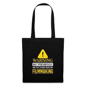 writer producer actor director filmmaker - Stoffbeutel - Schwarz - Vorne