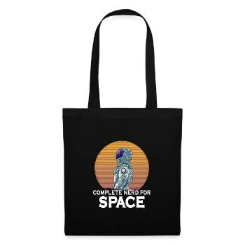 Astronaute Astronomie Système Solaire Espace Enfants - Sac en tissu - noir - Devant