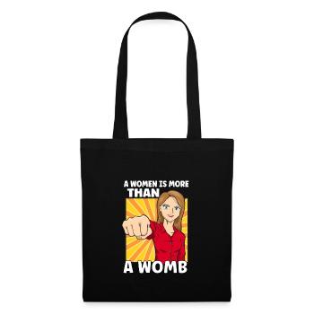 Féminisme Pouvoir des femmes Pro-choix Pro Avortement - Sac en tissu - noir - Devant
