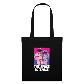 Astronaute Astronomie Système Solaire Espace Enfants - Sac en tissu - noir - Devant
